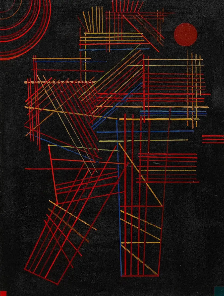 Bastões coloridos - Vassily Kandinsky