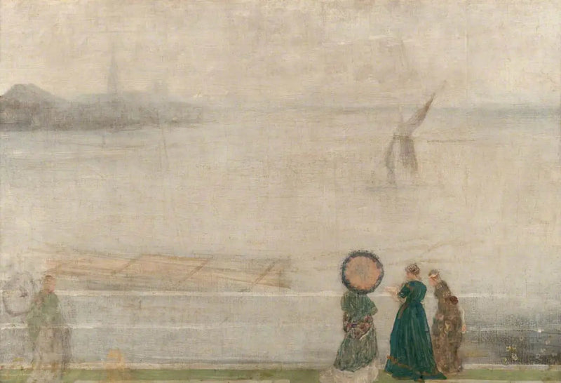 Battersea Reach desde Lindsey Houses - James Abbott McNeill Whistler