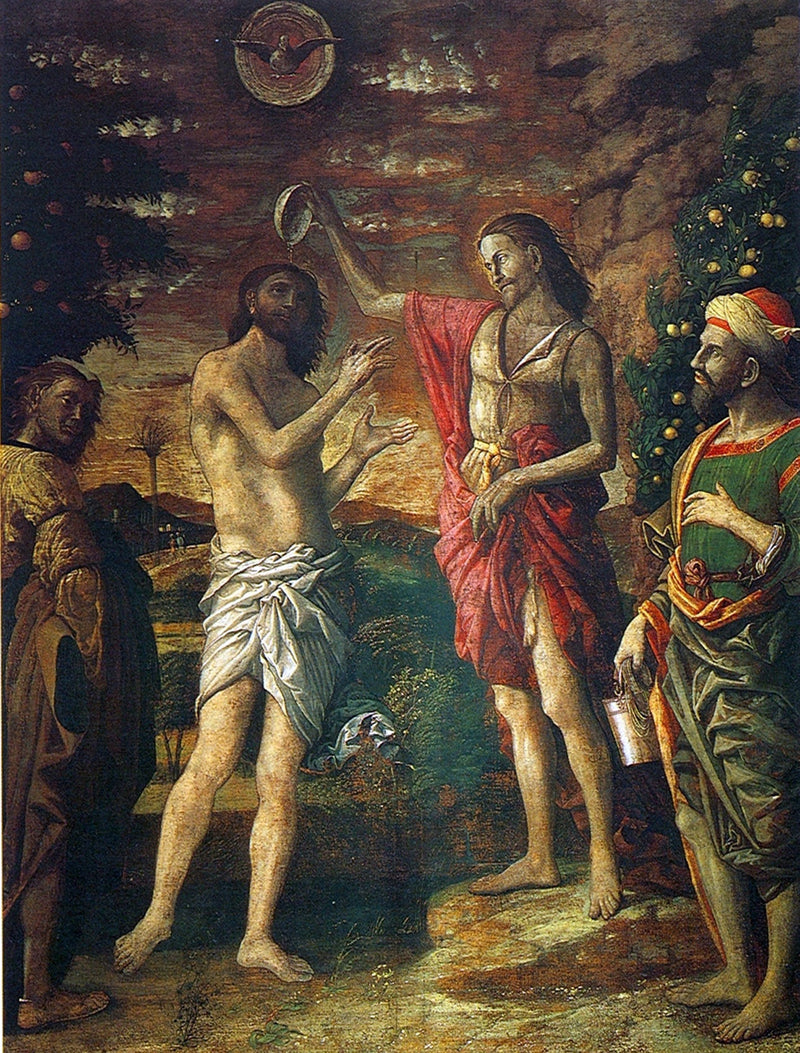Batismo de Cristo - Andrea Mantegna
