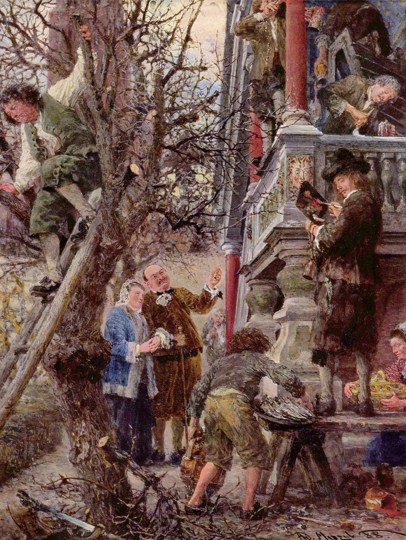 Beati Possidentes (Bem-aventurados os que possuem) - Adolph von Menzel