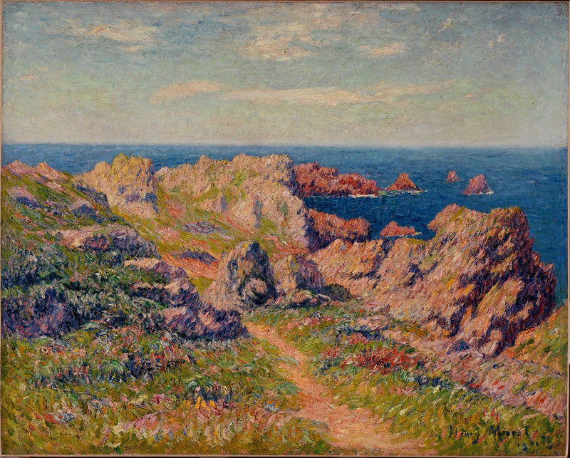 Bom tempo em Pern (Ilha de Ouessant) - Henry Moret