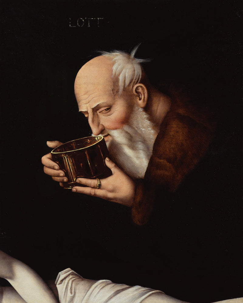 Muita bebida alcoólica (fragmento de Berlim) - Hans Baldung Grien