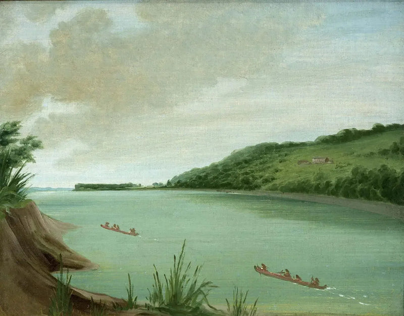 Belle Vue, Agência indiana do major Dougherty, 870 milhas acima de Saint-Louis - George Catlin