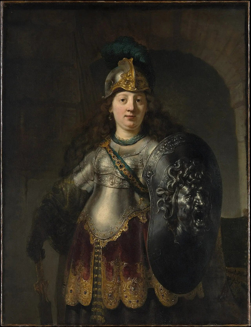 Reproduction du tableau « Bellone - Rembrandt » par Alpha Reproduction en peinture à l’huile