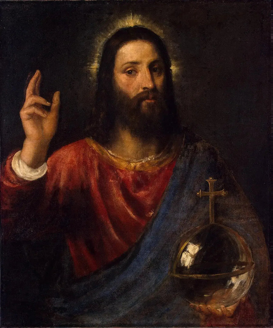 Bênção de Cristo - Titian