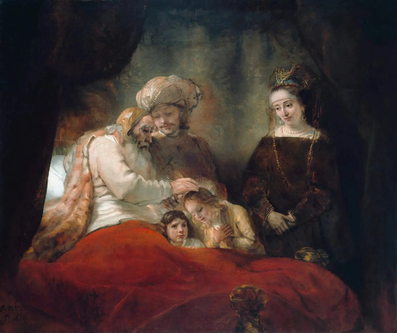 A Bênção dos Filhos de José por Jacó - Rembrandt