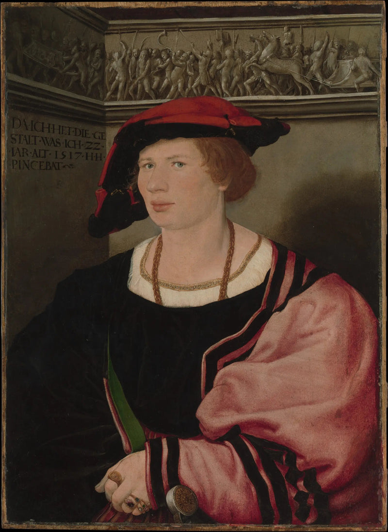 Benedikt von Hertenstein (nascido por volta de 1495, falecido em 1522) - Hans Holbein, o Jovem