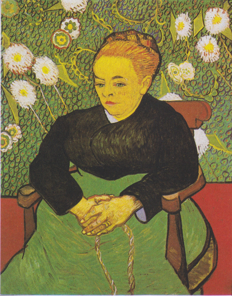 Berceuse: Madame Augustine Roulin embalando um berço (La Berceuse) - Vincent van Gogh