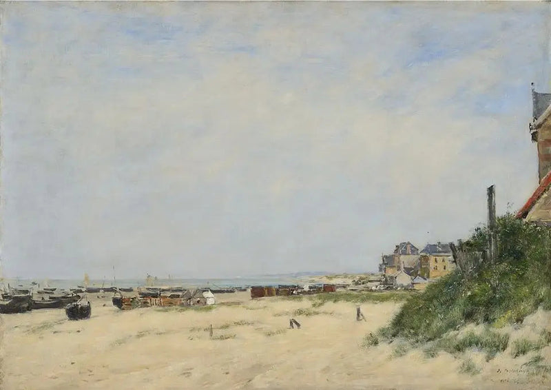 Berck, a costa - Eugène Boudin