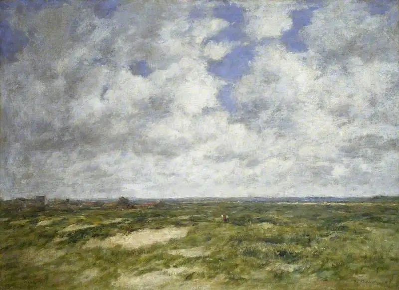 Berck, paisagem nublada - Eugène Boudin
