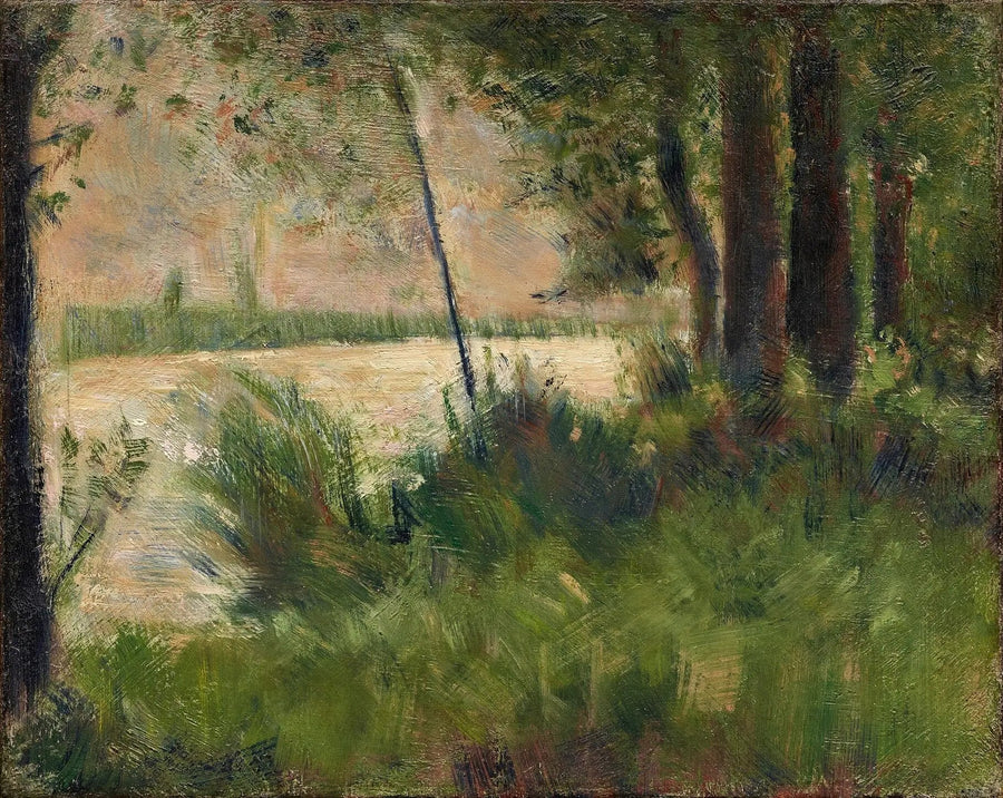 Campo gramado - Georges Seurat