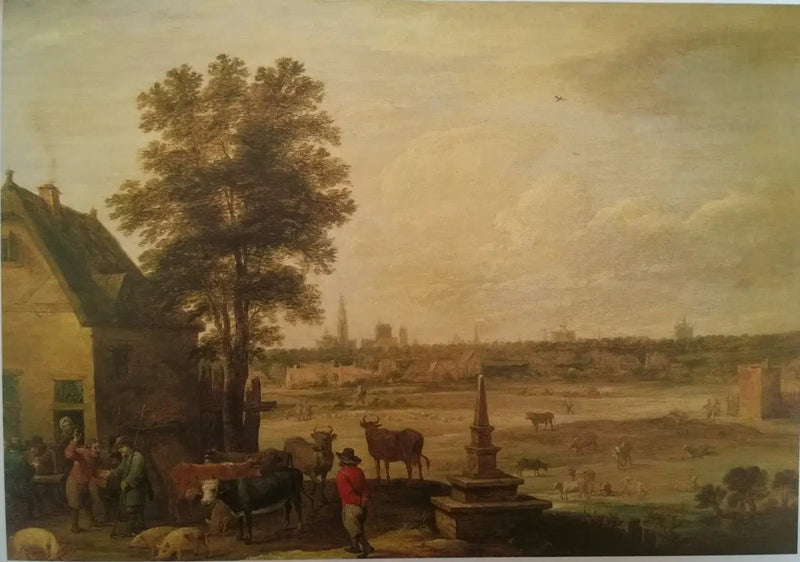 Dormindo em uma pousada - David Teniers, o Jovem