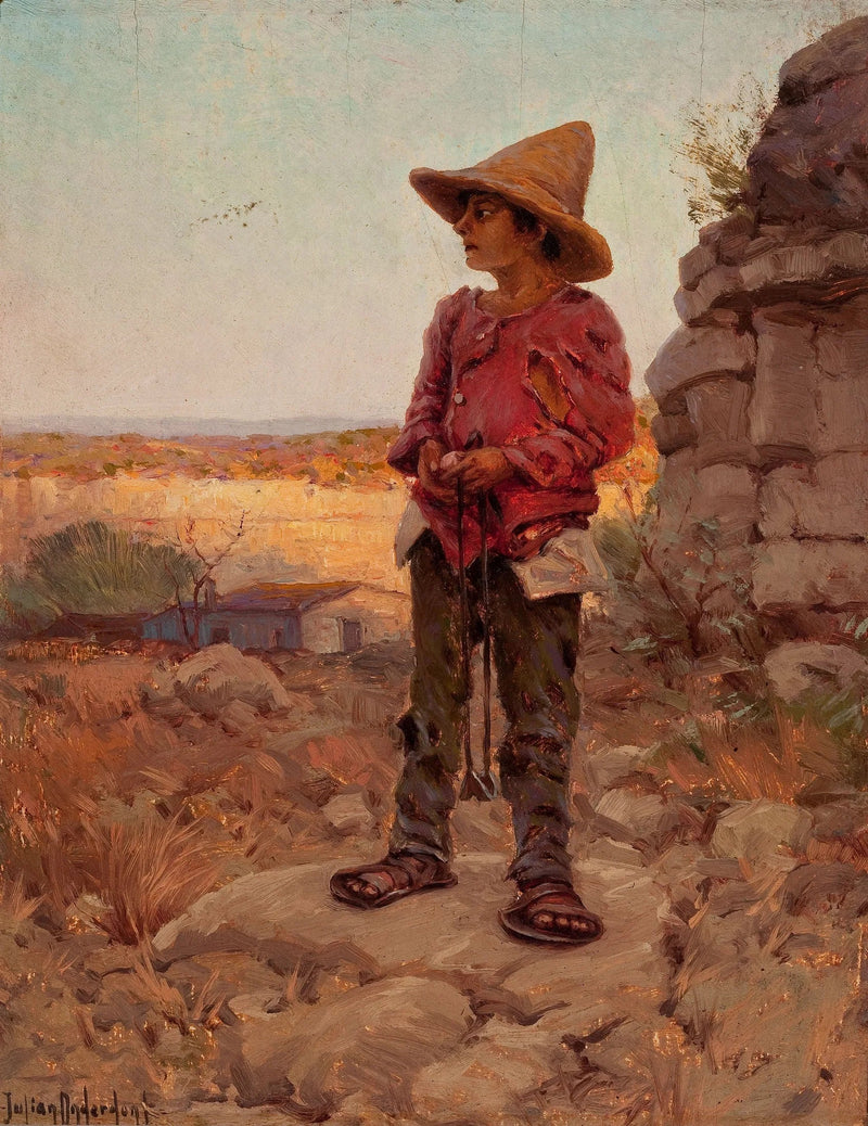 Berger de cabras na carreira de San Antonio - Julian Onderdonk