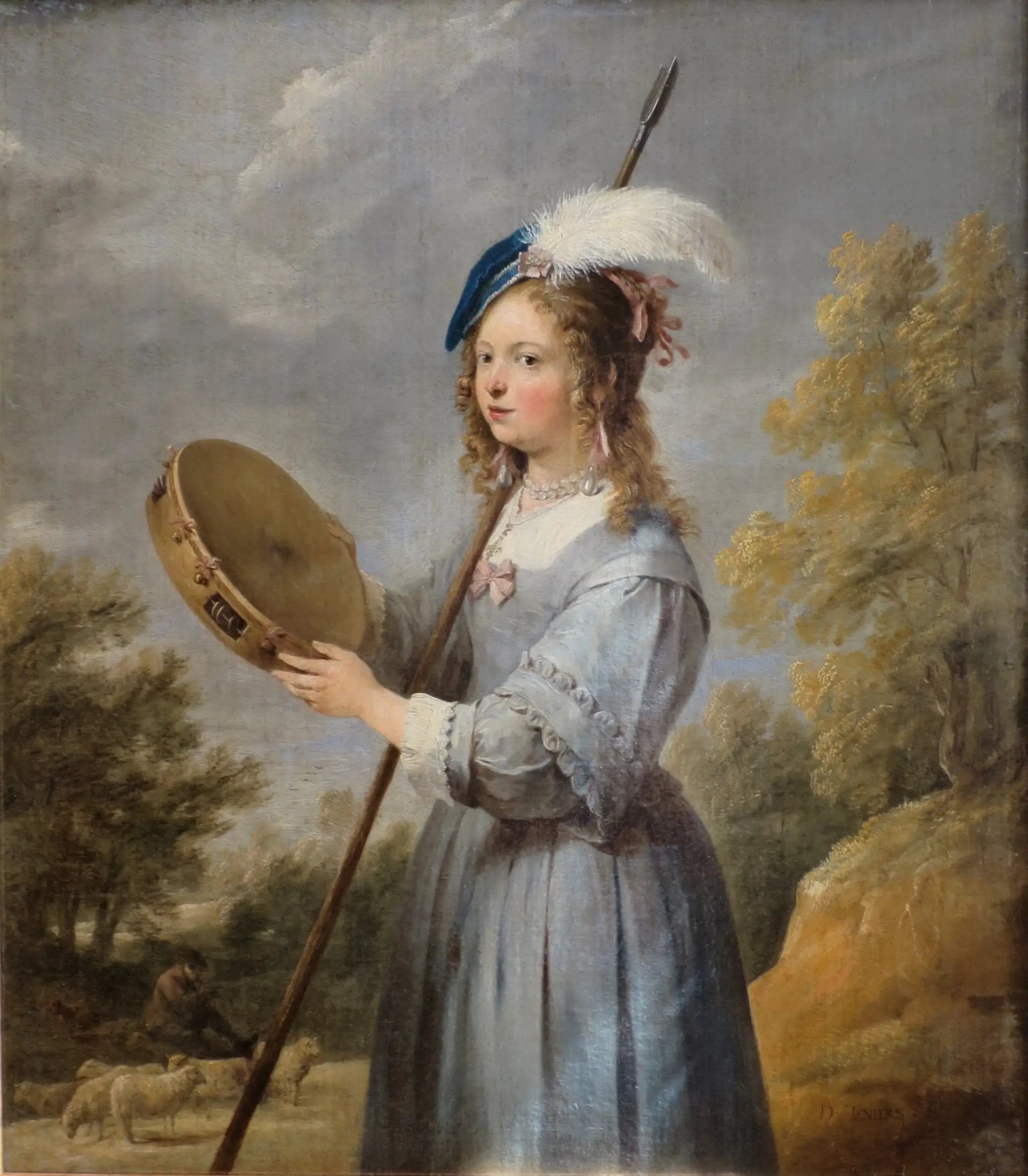 Bergère - David Teniers le Jeune - Alpha Reproduction