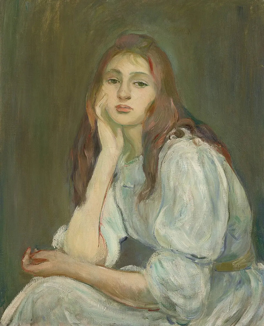 Julie rêveuse, peinture de Berthe Morisot