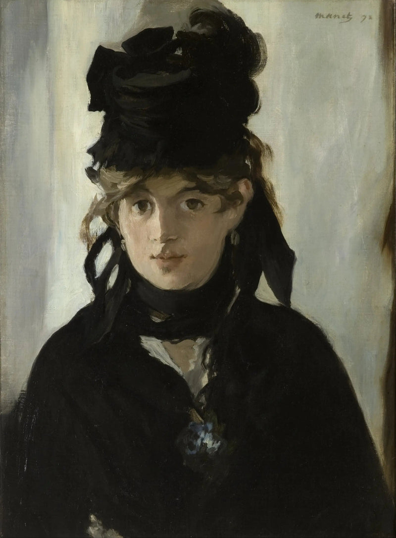 Berthe Morisot com o buquê de violetas - Édouard Manet