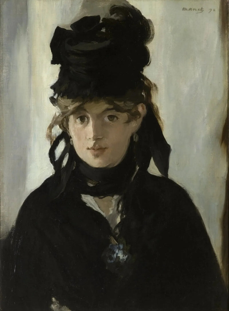 Berthe Morisot com o buquê de violetas - Édouard Manet