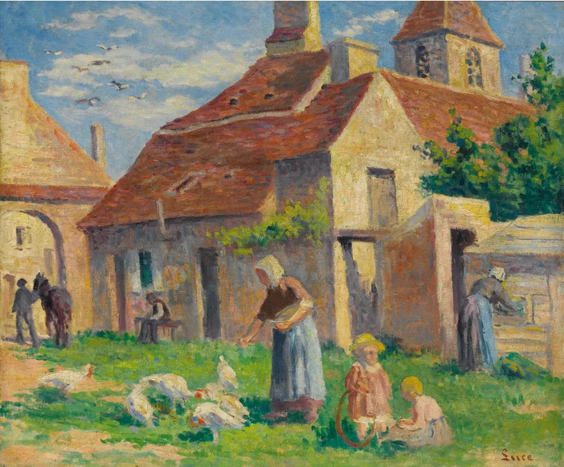 BESSY-SUR-CURE, A PROVÍNCIA DAS GALINHAS - Maximilien Luce