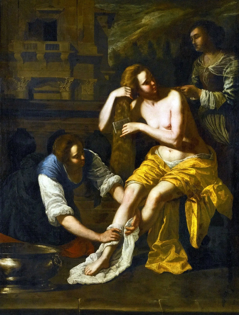 Bethsabé no banho - Artemisia Gentileschi