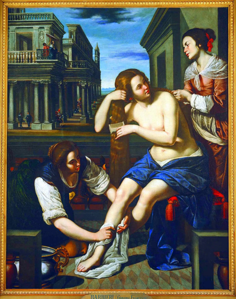Bethsabé no banho - Artemisia Gentileschi