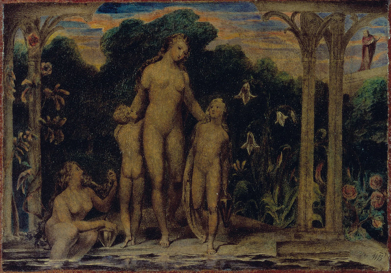 Bethsabé no banho - William Blake