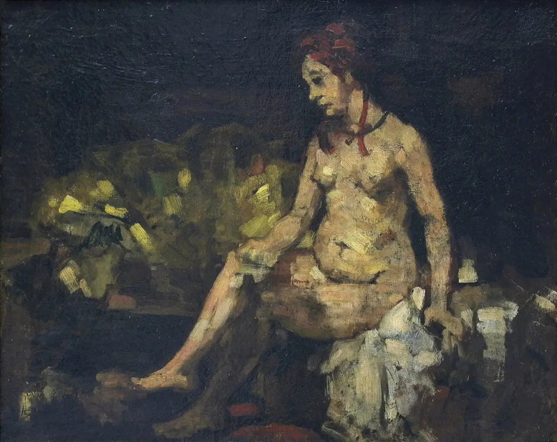 Betsabé, segundo Rembrandt - Paul Cézanne