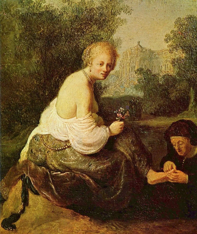 Betsabé em seu toalete, vista pelo rei Davi - Rembrandt
