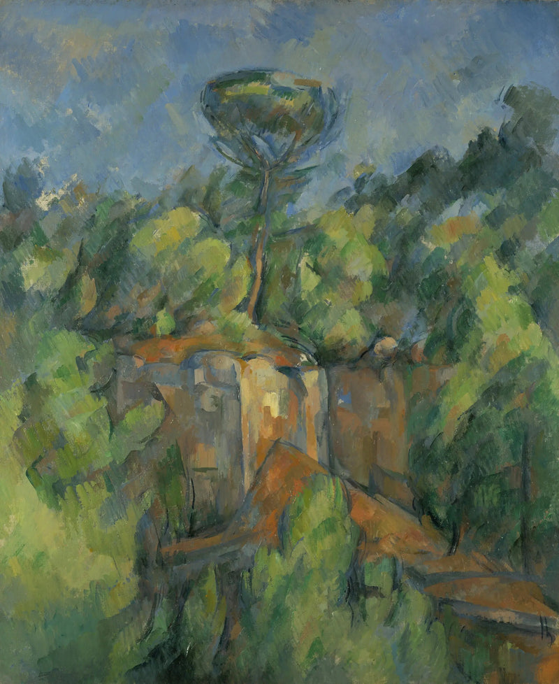 Pedreira Bibémus - Paul Cézanne