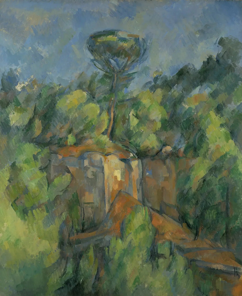 Pedreira Bibémus - Paul Cézanne