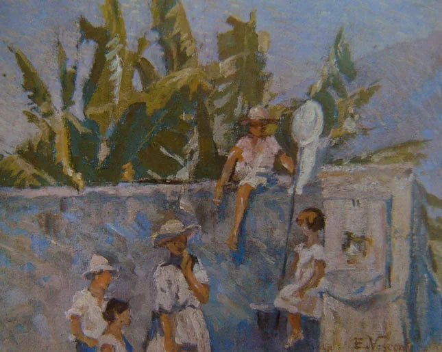Bica - Estudo para "Garotos da Ladeira" - Eliseu Visconti