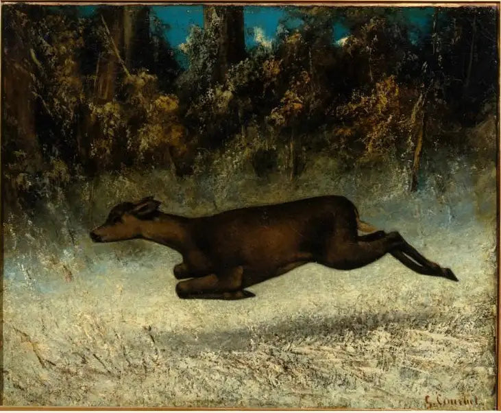 Biche Corrente - Gustave Courbet