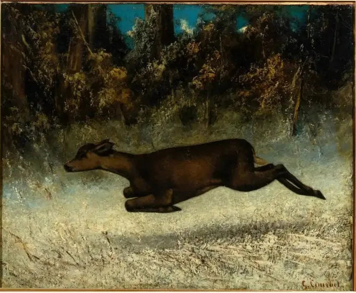 Biche Corrente - Gustave Courbet