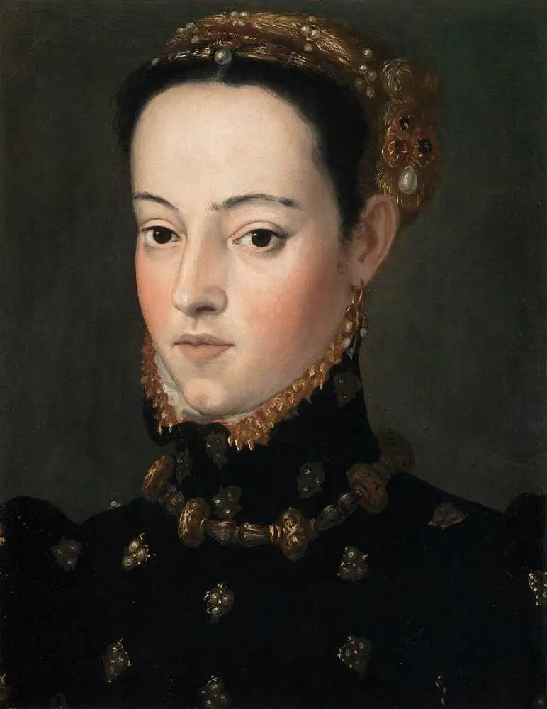 Retrato de uma arquiduquesa (Arquiduquesa Helena ou Barbara?) - Giuseppe Arcimboldo