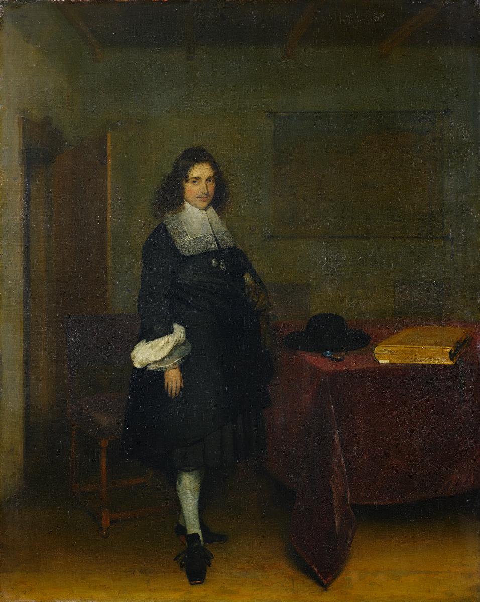 Bildnis eines jungen Herrn im Interieur - Gerard ter Borch image 1 reproduction réalisée par Alpha Reproduction