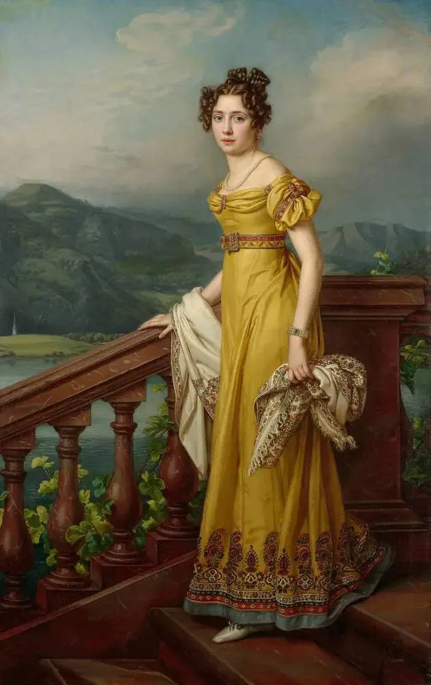 Retrato da Princesa Amalie - Joseph Karl Stieler