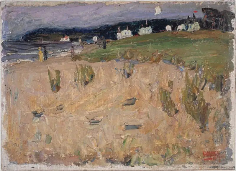 Binz em Rügen (Crepúsculo) - Vassily Kandinsky