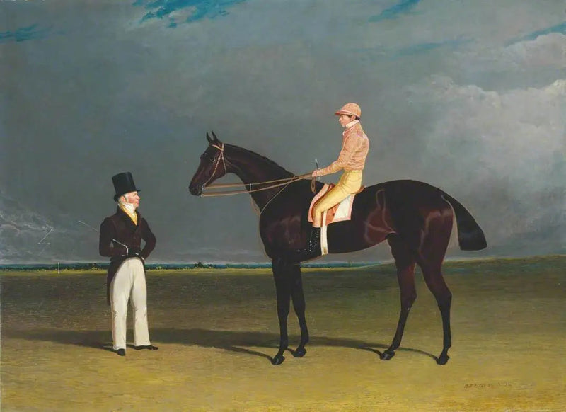 Birmingham com Patrick Conolly Up e seu proprietário, John Beardsworth - John Frederick Herring, Sr.