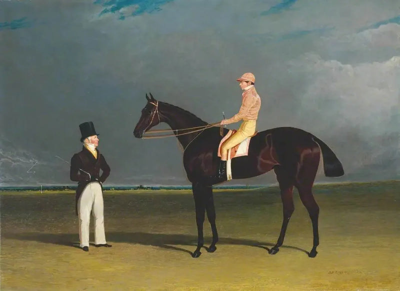 Birmingham com Patrick Conolly Up e seu proprietário, John Beardsworth - John Frederick Herring, Sr.