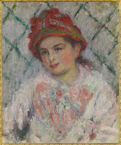 Blanche Hoschedé criança W619 - Claude Monet