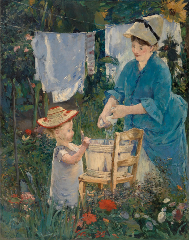 Lavanderia (O Lençol) - Édouard Manet