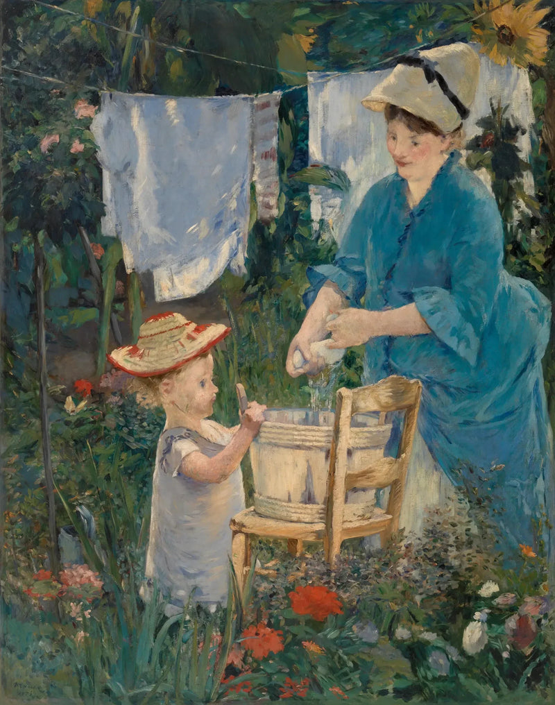 Lavanderia (O Lençol) - Édouard Manet