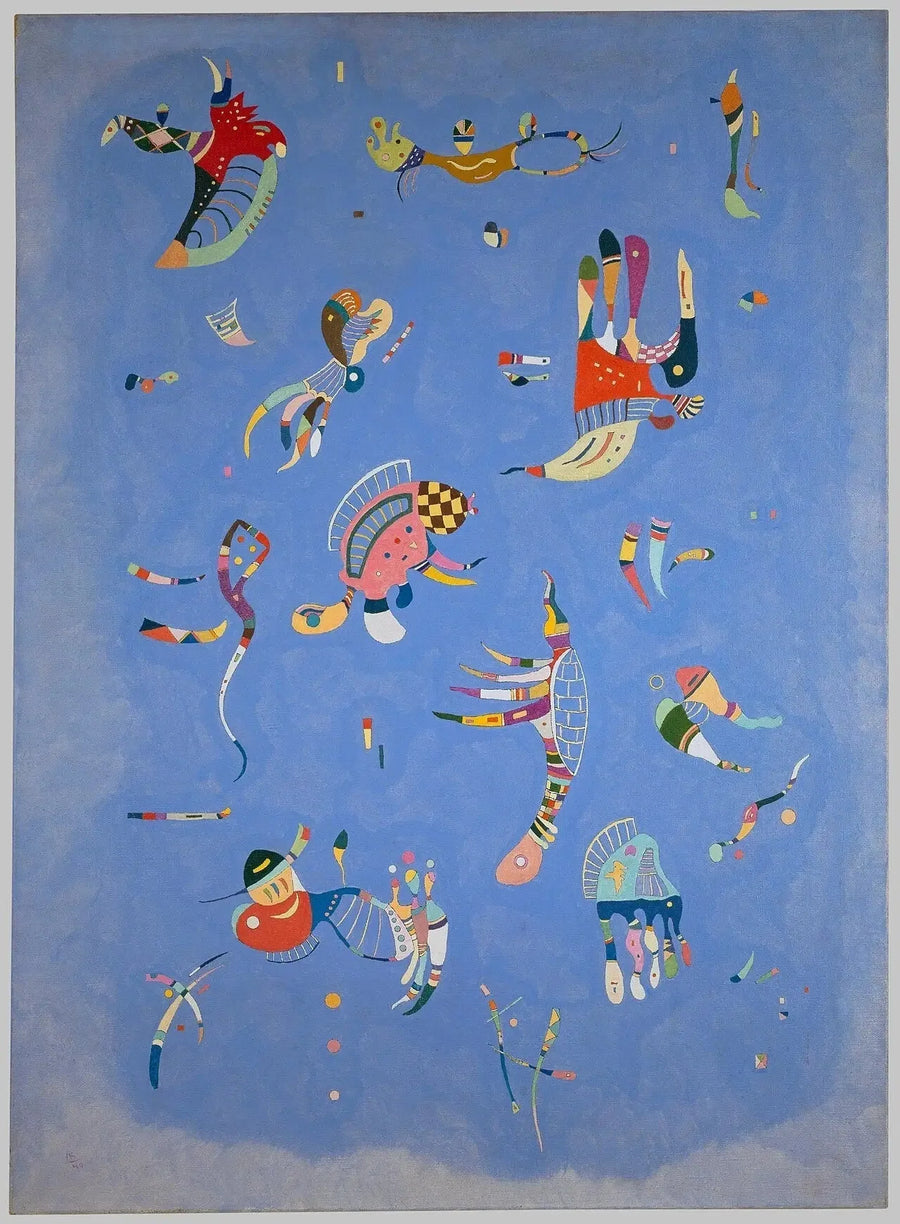 Azul do céu - Vassily Kandinsky