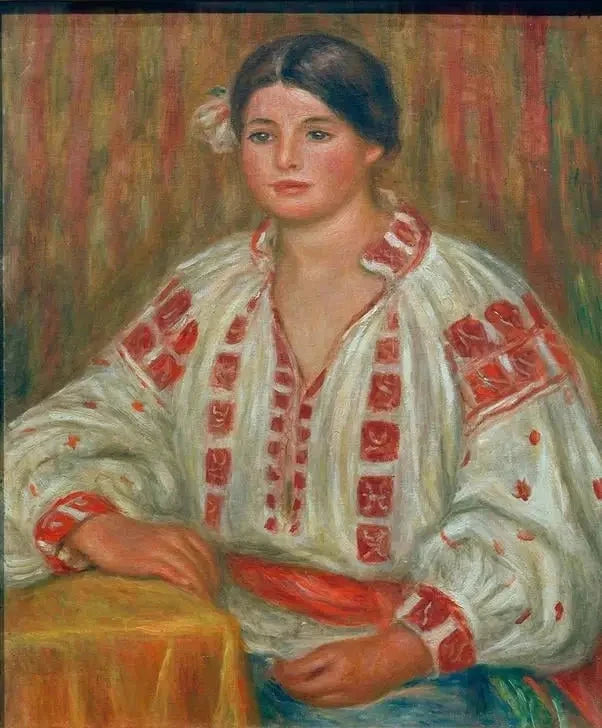 A blusa búlgara - Pierre-Auguste Renoir