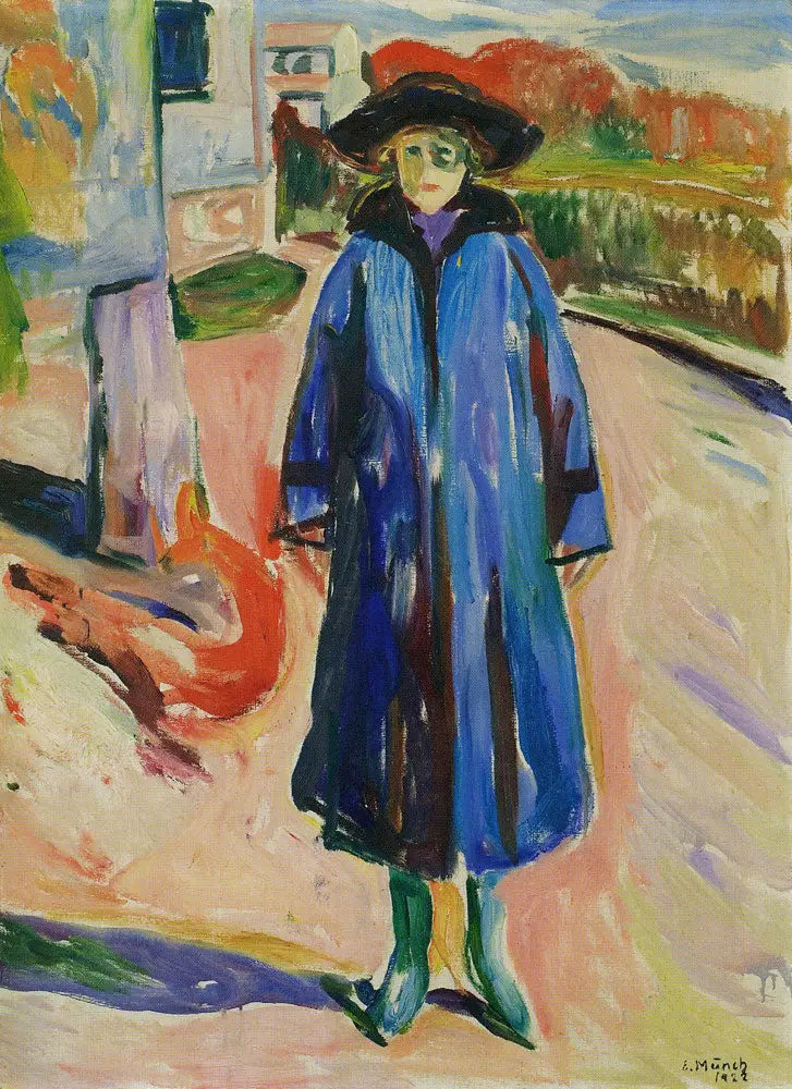 Jaqueta azul ao sol - Edvard Munch