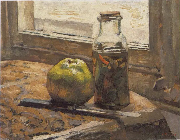 Bocal de picles e maçãs - Édouard Vuillard