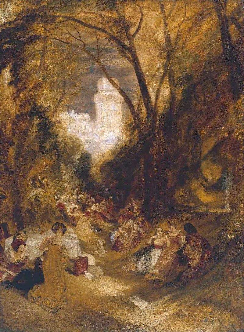 Boccaccio Contando a História da Gaiola - J. M. W. Turner