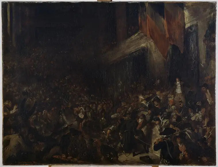 Boissy d'Anglas na Convenção - Eugène Delacroix