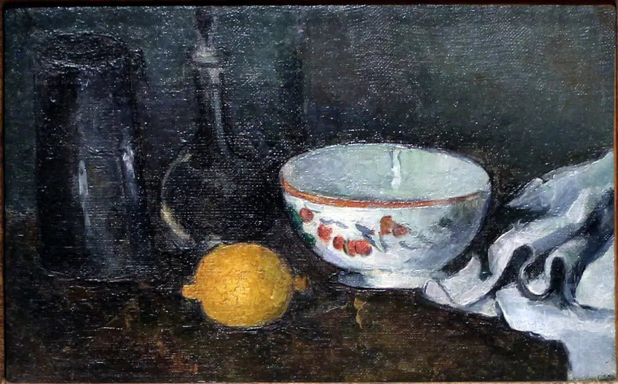 Caixa de leite e limão, I - Paul Cézanne