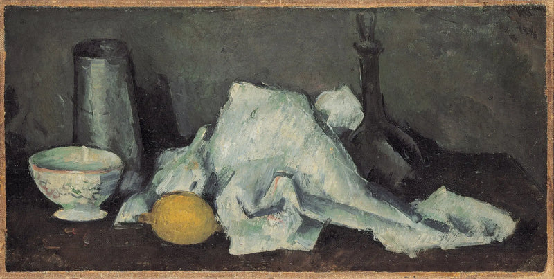 Caixa de leite e limão, II - Paul Cézanne