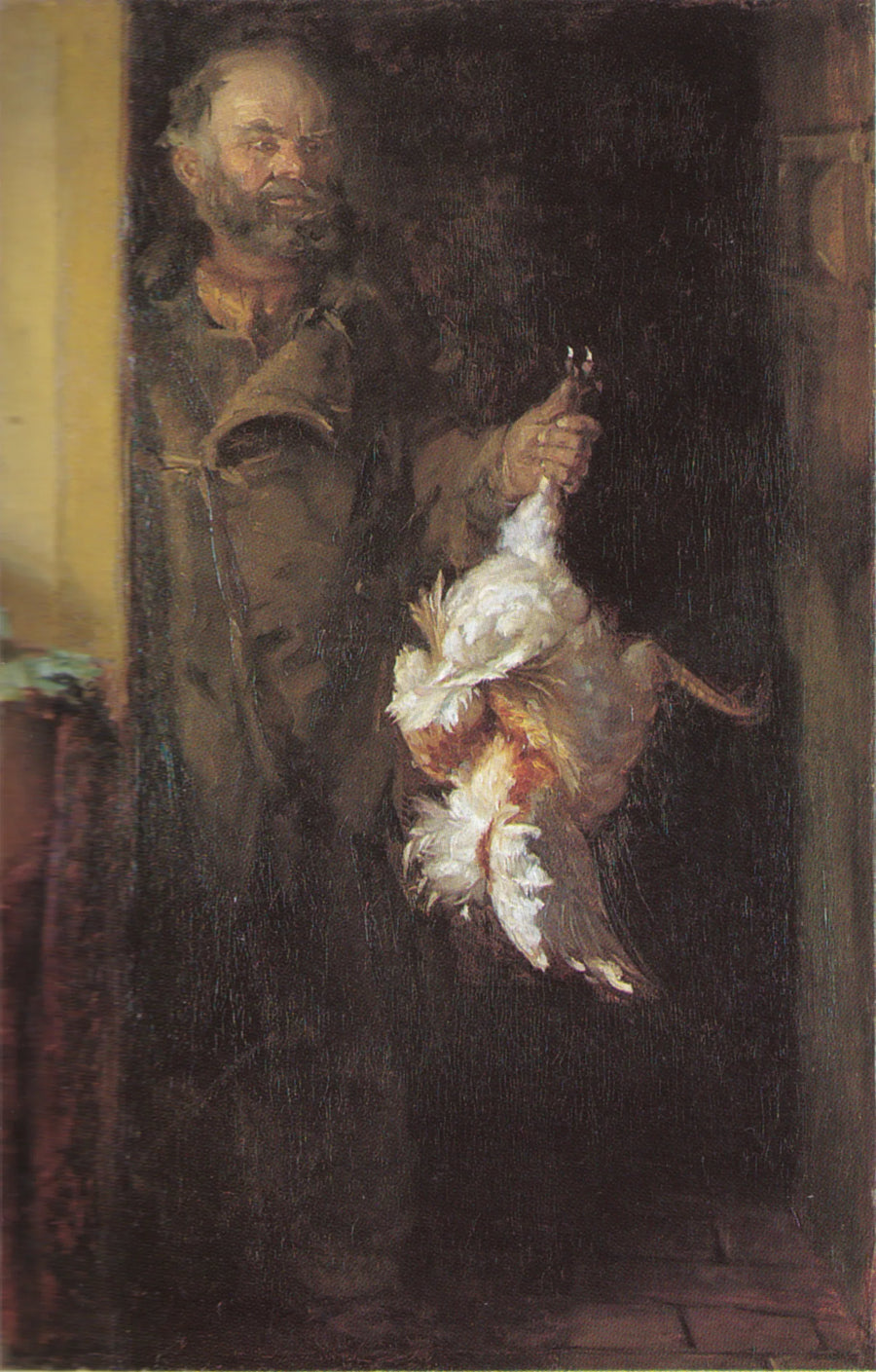 Bonatzi com o galo - Anna Ancher